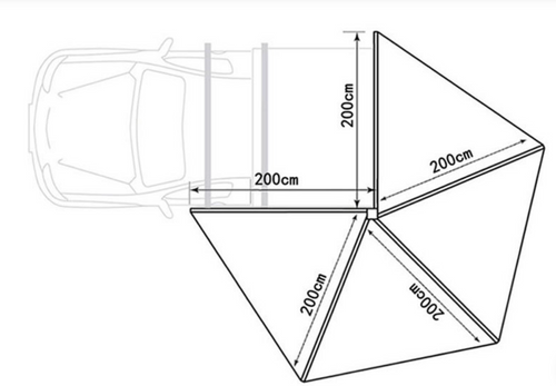 Tente pour voiture - AltiCamp